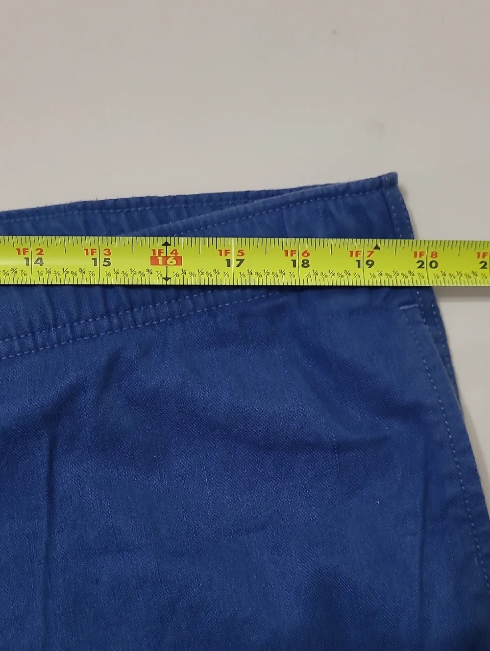 NWT Banana Republic Blue Linen-Cotton Blend Traveler Pull-On Pants size XL